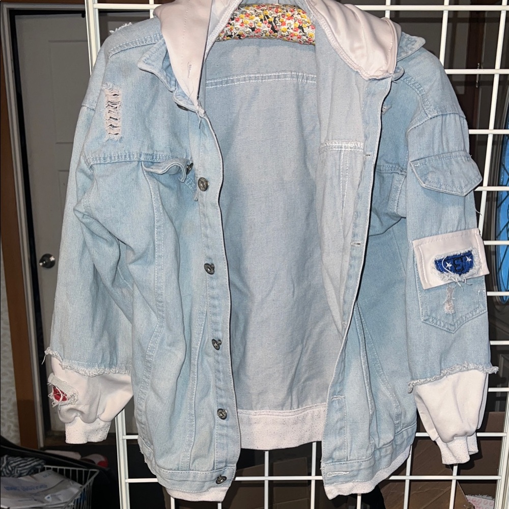 Attack on Titans lightweight jean jacket (read details)